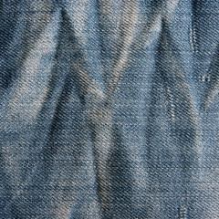 Vintage jeans texture with scuffed.