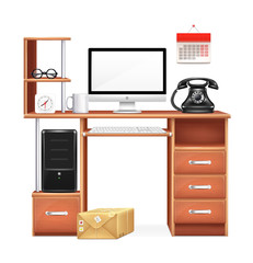 Vector Realistic Workplace