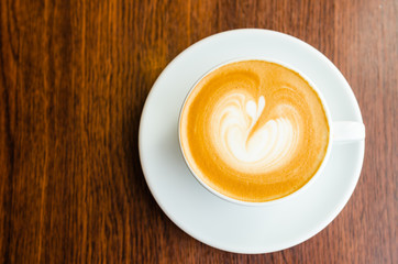 Latte coffee