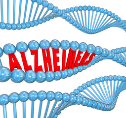 Alzheimer's Disease DNA Strand Medical Research Cure