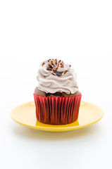 Cupcakes isolated on white background