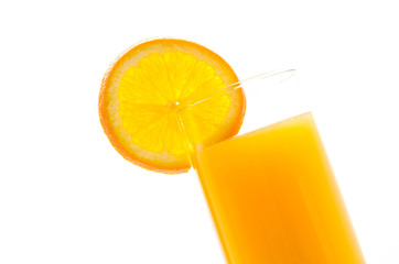 Fototapeta premium Orange juice glass