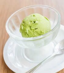 Ice cream green tea