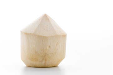Coconut isolated on white