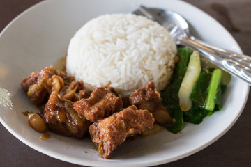 pork with rice