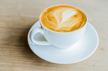 Latte coffee