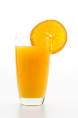 Orange juice glass