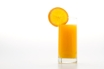 Orange juice glass