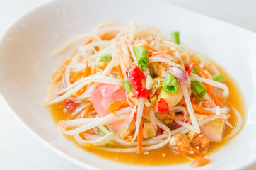 green papaya salad