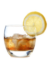 Whiskey and lemon