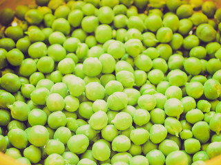 Retro look Green peas