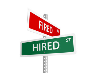 HIRED or FIRED Signposts