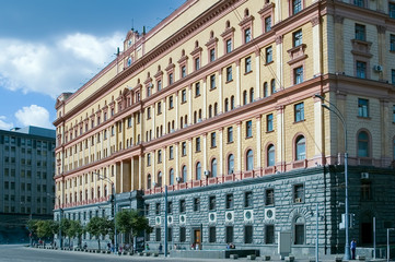 Fototapeta na wymiar Budynek FSB w Moskwie