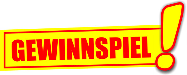 étiquette gewinnspiel