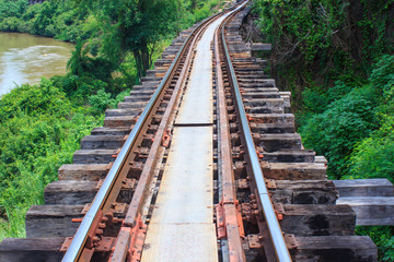 Thai Train of Kanchanaburi, Thailand