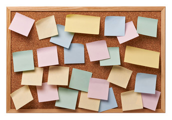 note paper corkboard label message post it