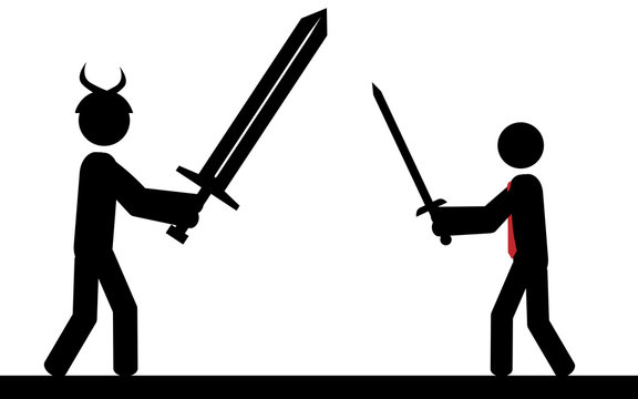 3D Stickman Fight Animation - Stick Figure Fighting Warrior 