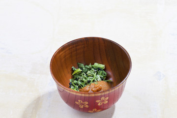 インスタント生みそ汁