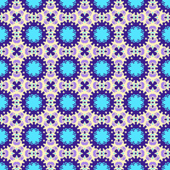 Seamless abstract geometric pattern