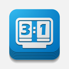 square button: score board