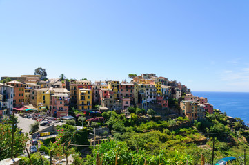 Obraz premium Village of Corniglia in Cinqueterre, Italy