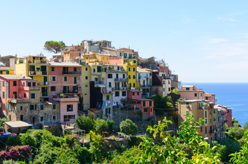 Village of Corniglia in Cinqueterre, Italy
