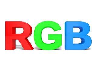 rgb colored  text