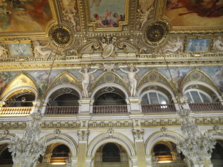 Obraz premium Interior del Ayuntamiento de París