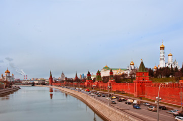 Moscow's Kremlin river view