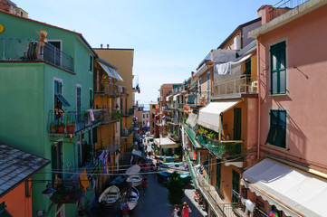 Village of Manarola in Cinqueterre, Italy