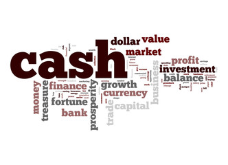 Cash word cloud