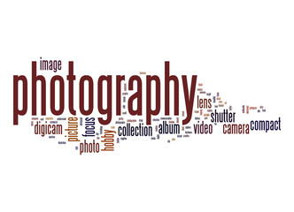 Photography word cloud