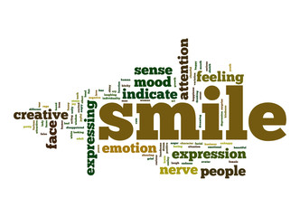 Smile word cloud