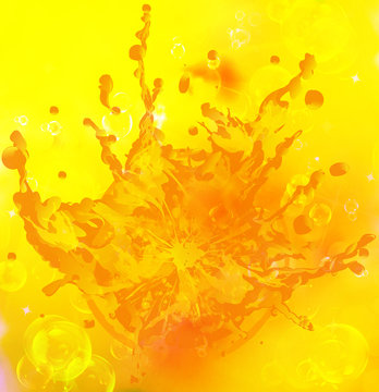 Abstact orange juice background