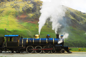 Fototapeta na wymiar Steam train
