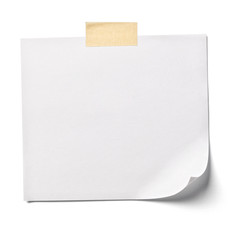 white note paper office business