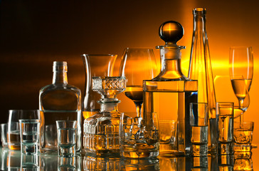 drinks in bar