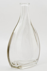 large clear glass bottle