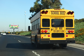 Plakat Car scolaire américain
