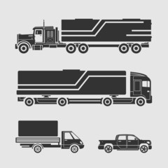 Set of trucks