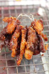 Bar-B-Q or BBQ grill of meat