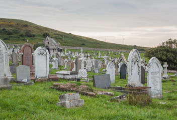 Graveyard on Great Orme's Head, North Wales