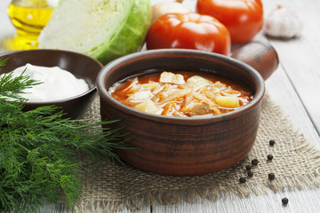Cabbage soup