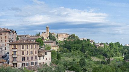 Panorama of Siena, Tuscany, Italy