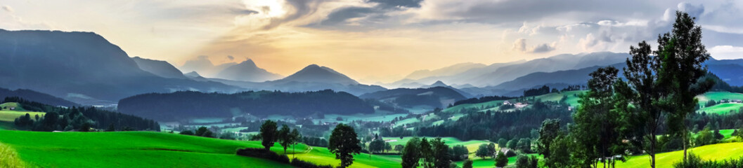 Shtiria, Austria, panoramic view