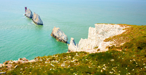 Fototapeta premium The Needles Isle of Wight Alum Bay