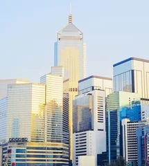 Foto op Plexiglas Business district of Hong Kong © joyt