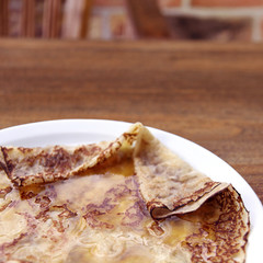 crêpe mit honig