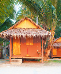 Fototapeta na wymiar Thailand bungalows