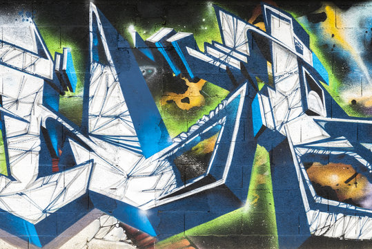 Mur de graffitis